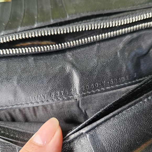 BALENCIAGA CASH VERT LONG WAL bi-fold long wallet - Picture 11 of 12